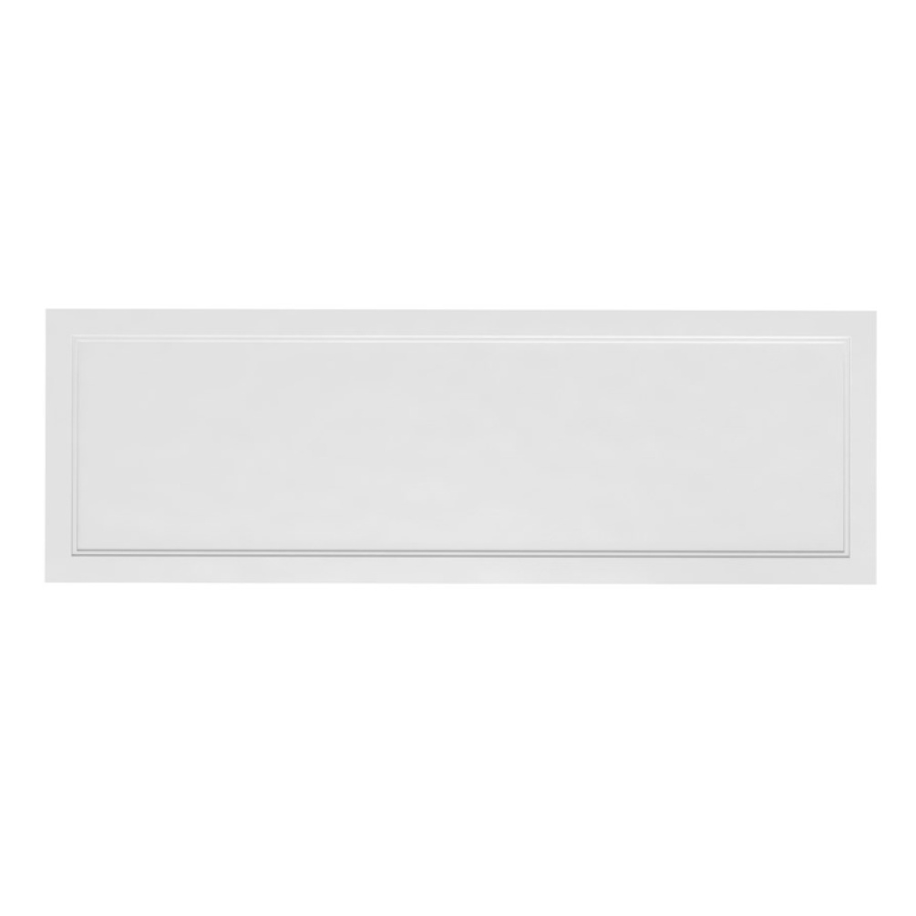 Product Cut out image of the Burlington Arundel Matt White Front Bath Panel